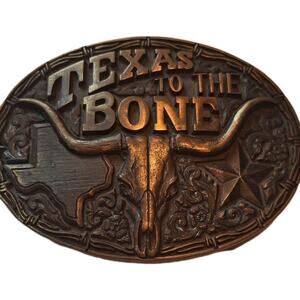 Montana Silversmiths Texas to the Bone Western Americana Belt Buckle